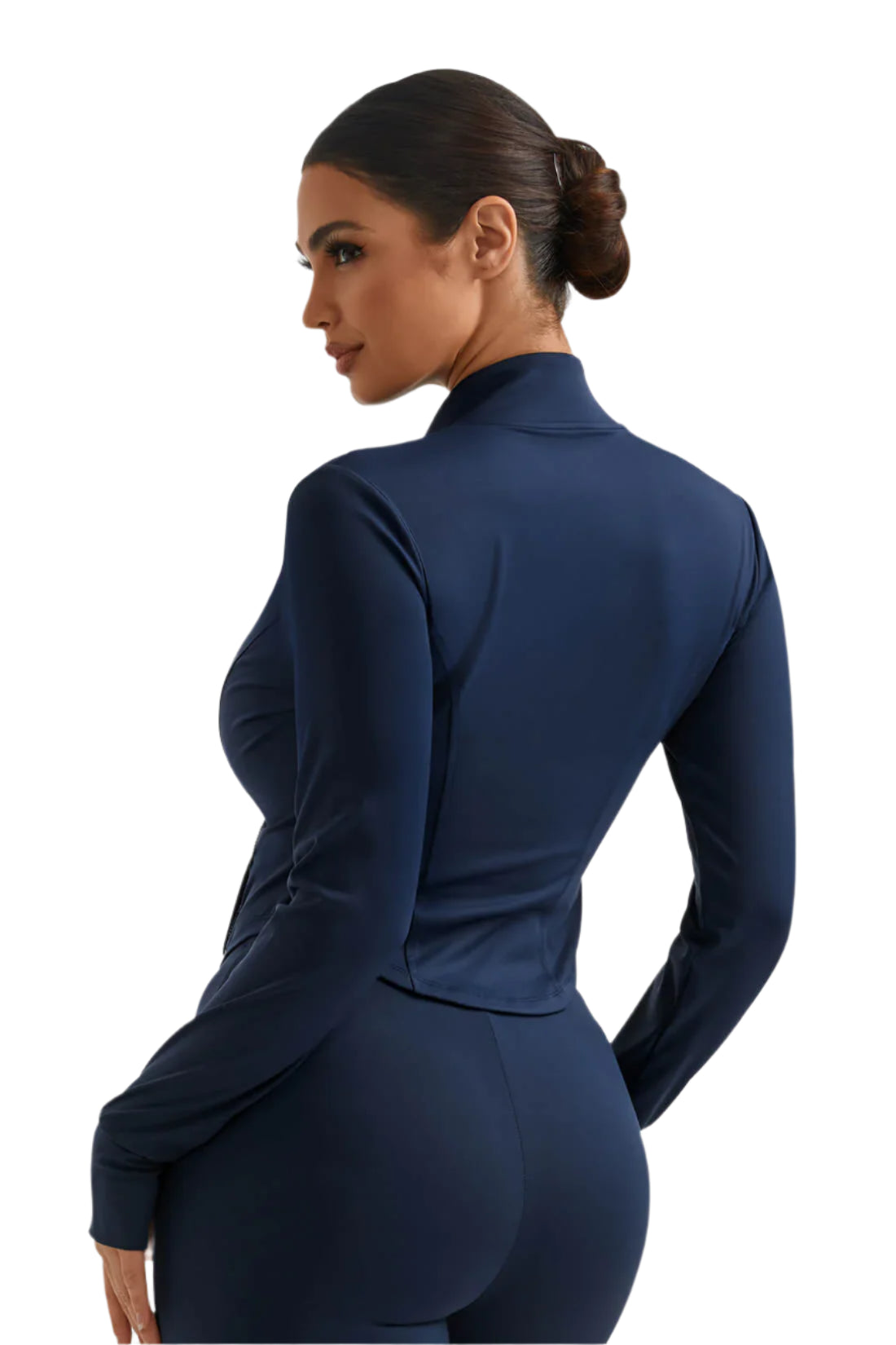 Fitness Jogger Leggings 2 Pieces set with Zipper Jacket