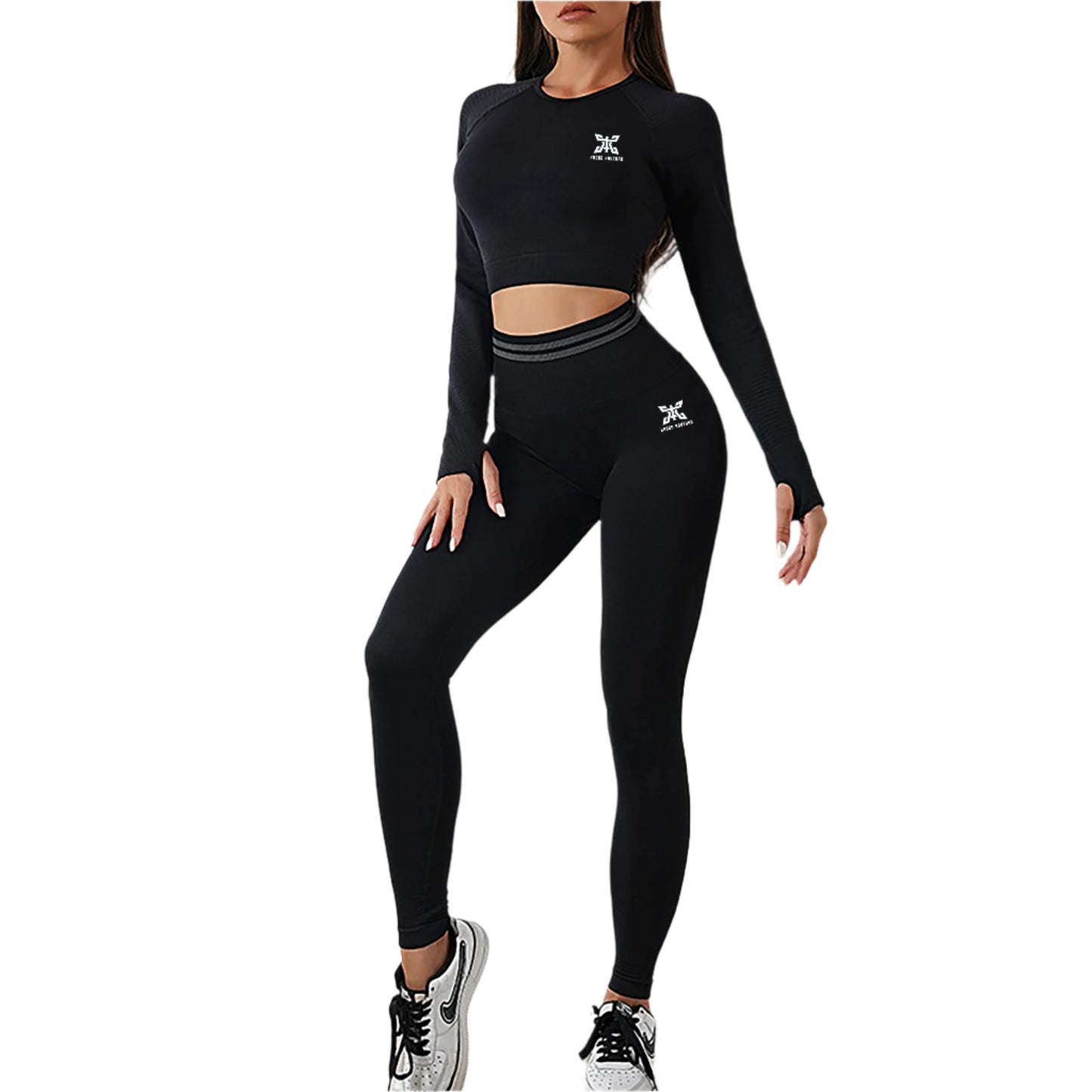 Long sleeves gym sets