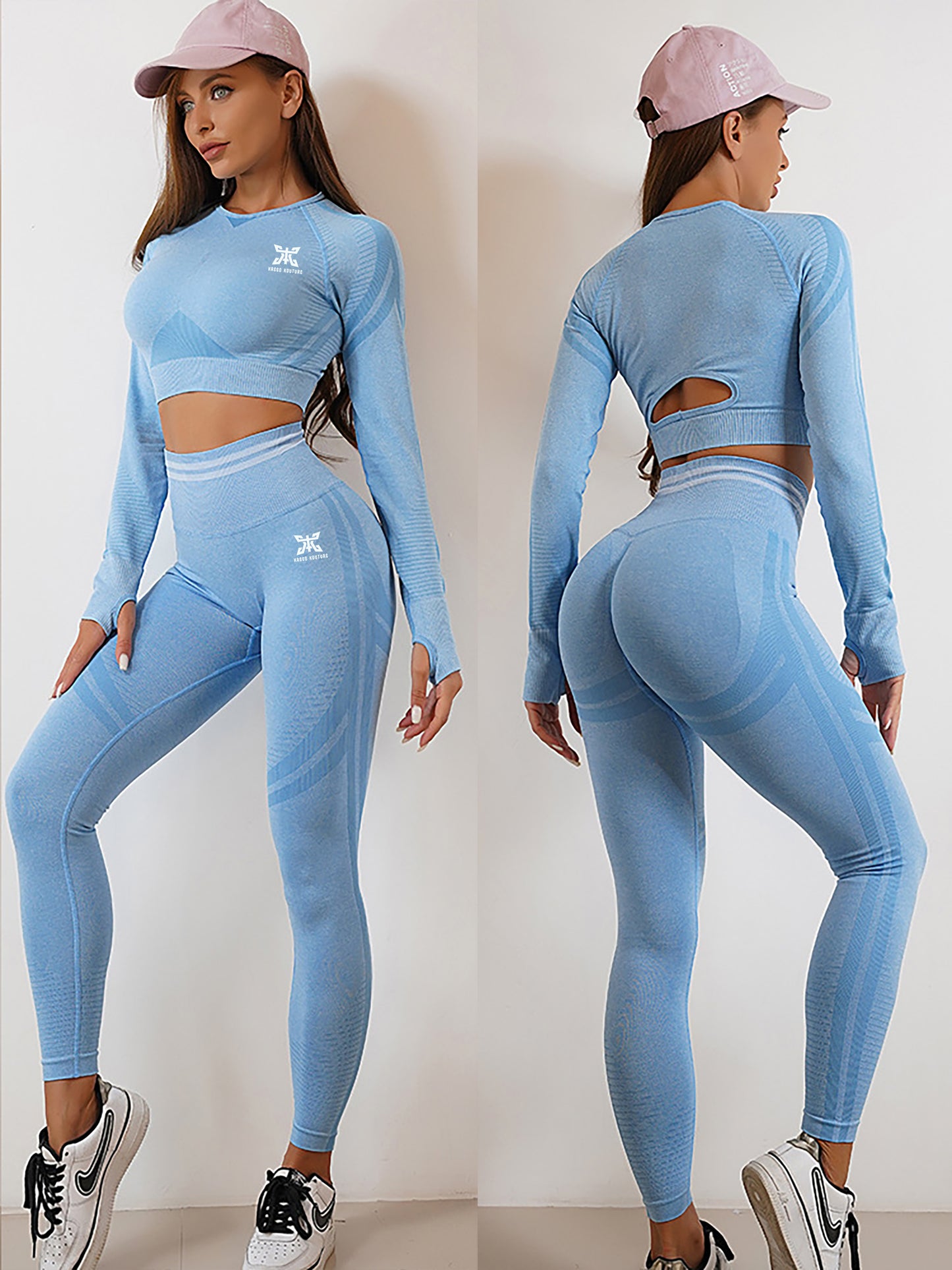 Long sleeves gym sets