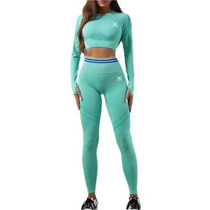 Long sleeves gym sets