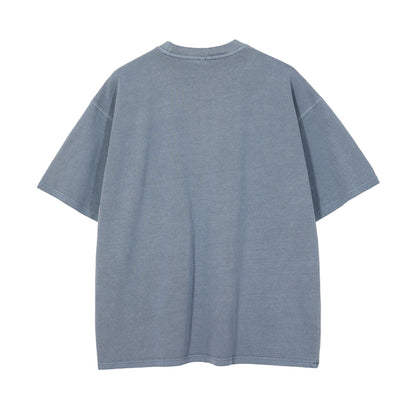 Blue t-shirt on a white background